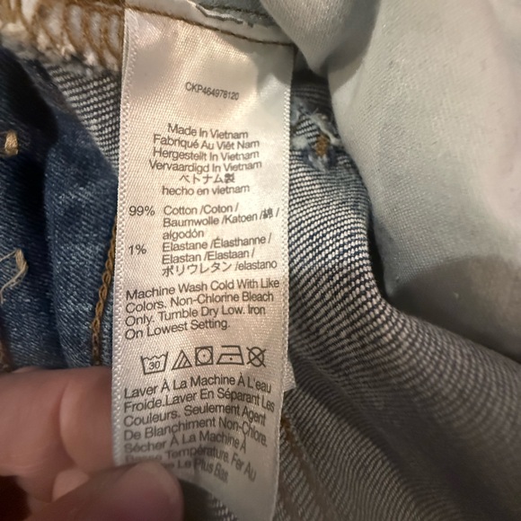 Madewell Cali Demi Boot Jeans Size 24 Mid Rise Bootcut Stretch Denim - Picture 13 of 14